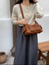 Vintage Versatile Multi Pocket Side Shoulder Bags Adjustable Straps